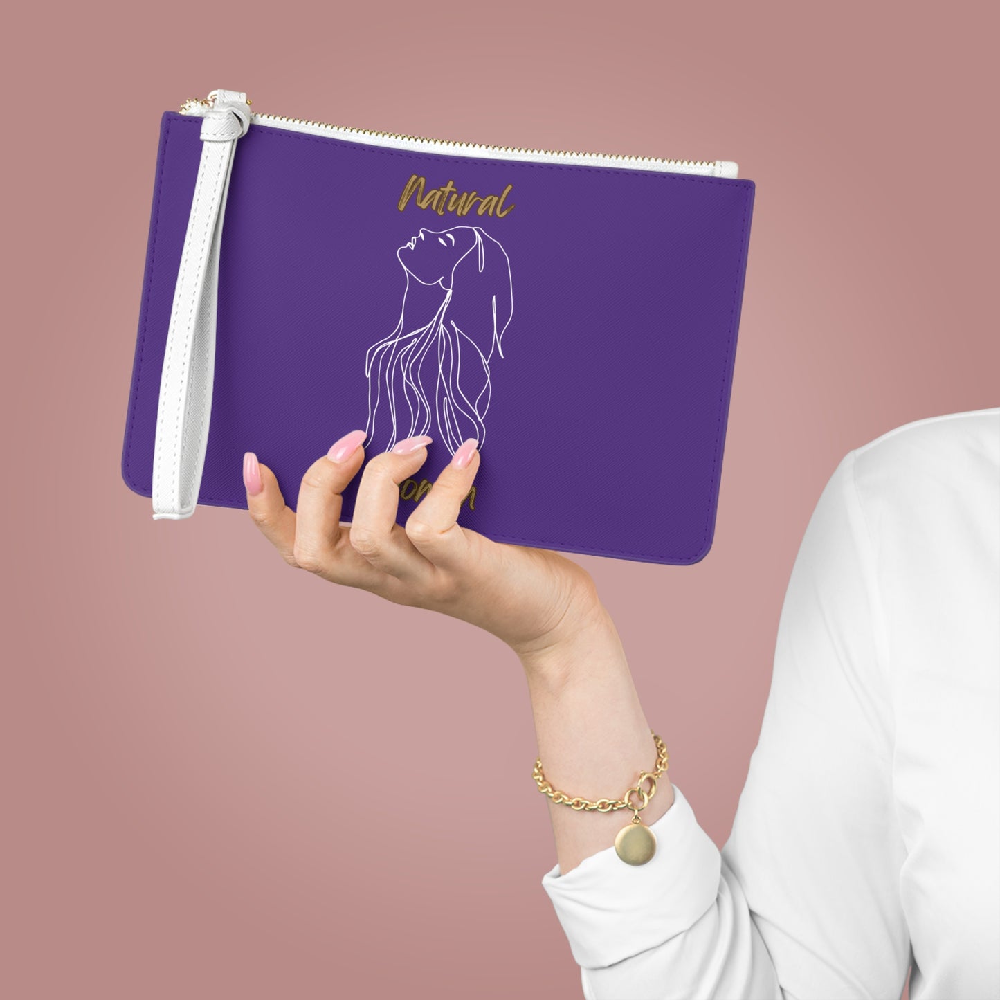 Natural Woman Appreciation (WL) Clutch Bag PURPLE