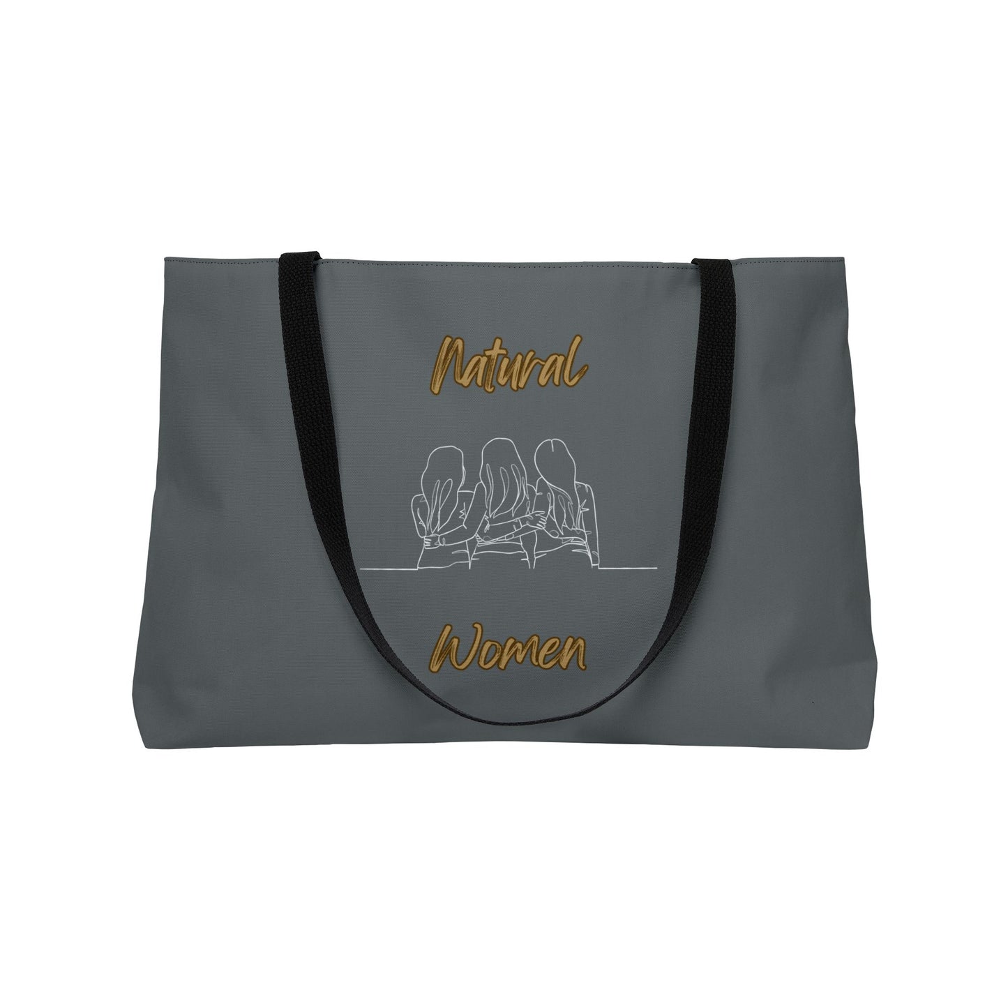 Natural Woman Loving Friends (WL) Weekender Tote Bag DARK GREY