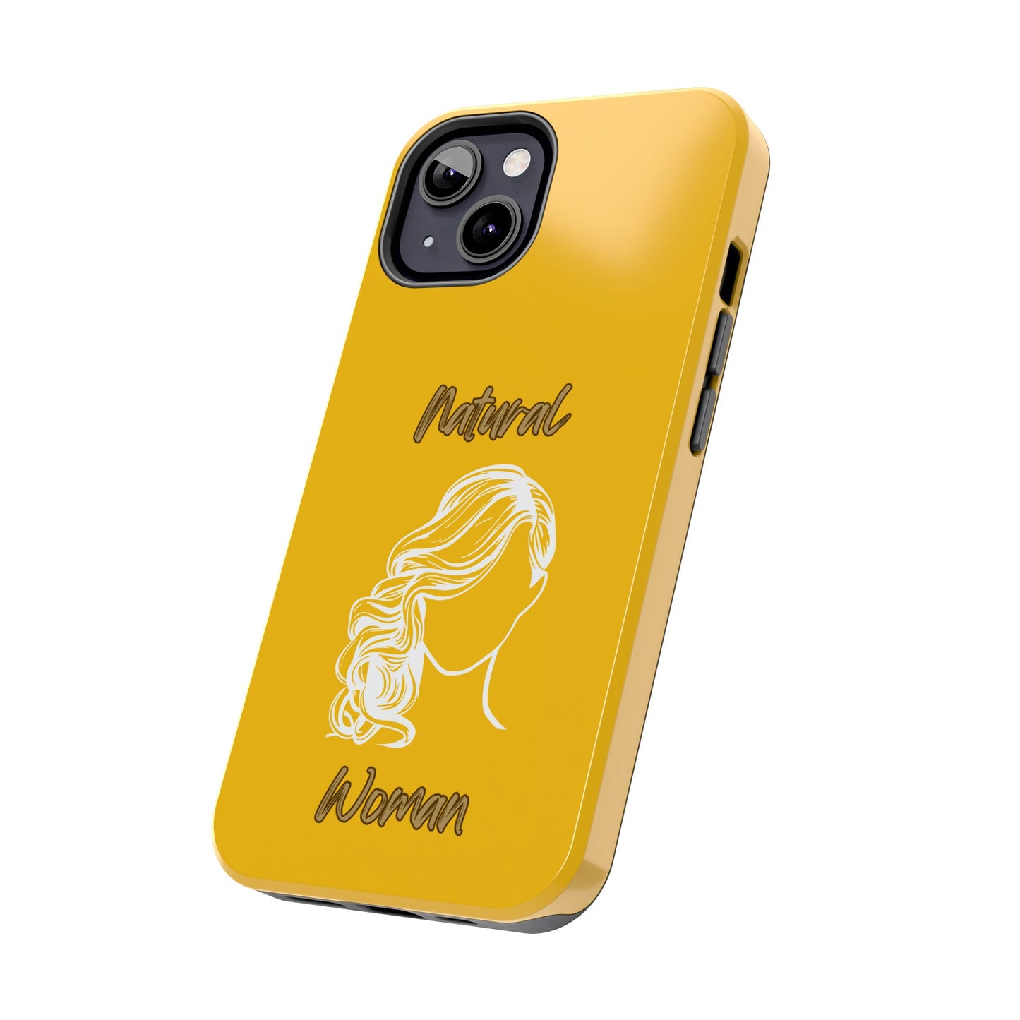 Natural Woman Long Curl (WL)Tough Phone Cases YELLOW