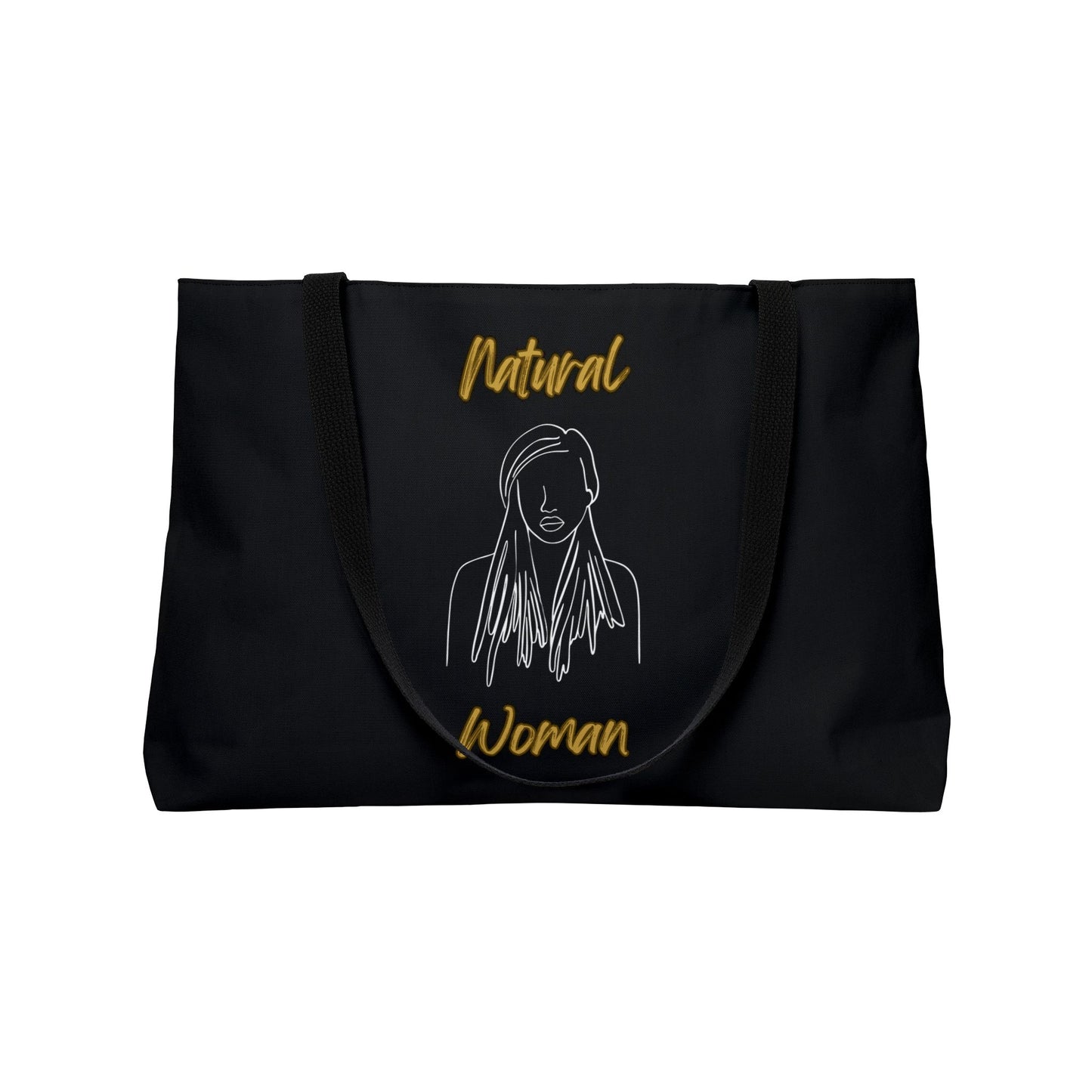 Natural Woman Content (WL) Weekender Tote Bag BLACK