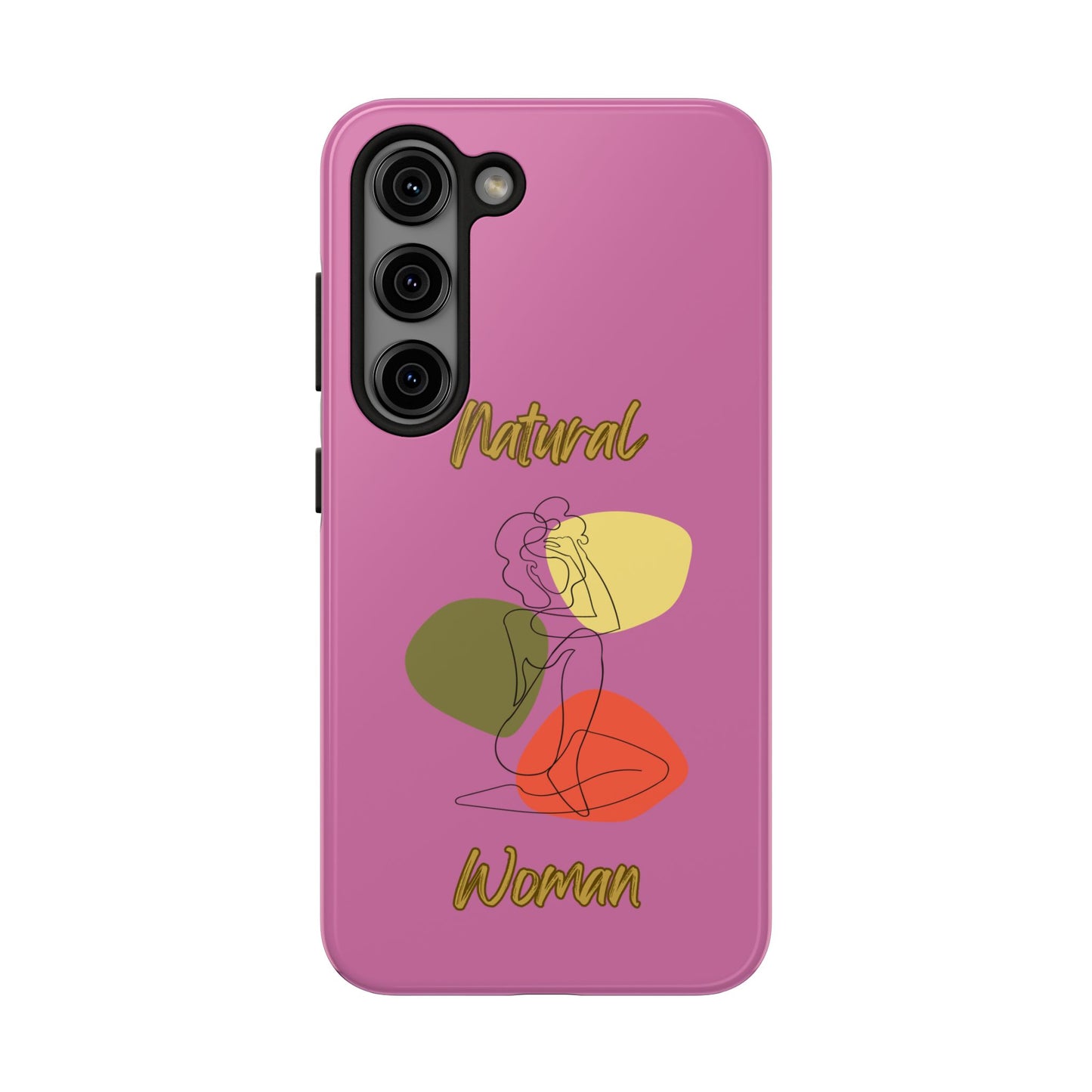 Natural Woman Colorful Pose (BL)Tough Phone Cases LIGHT PINK