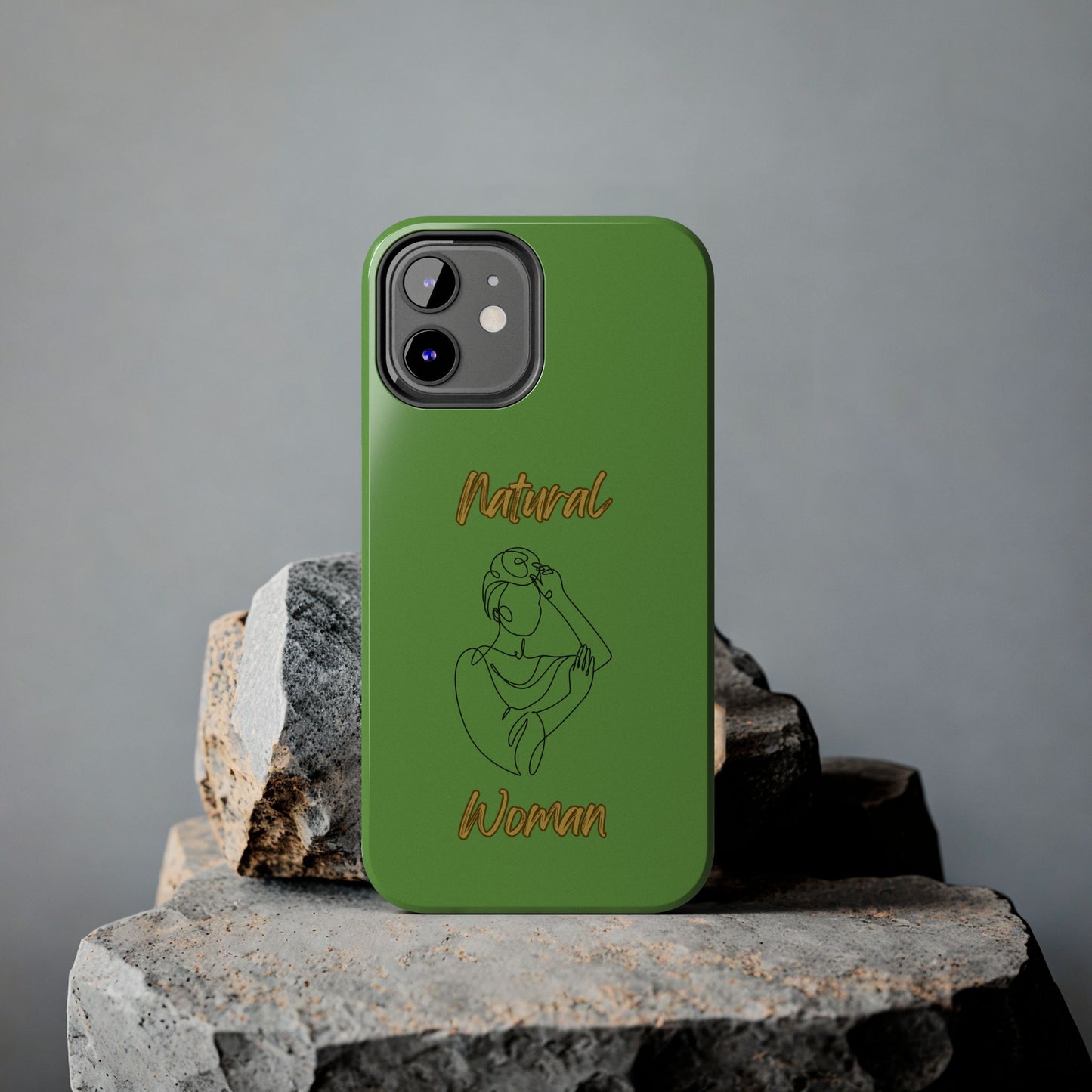 Natural Woman Style (BL)Tough Phone Cases GREEN