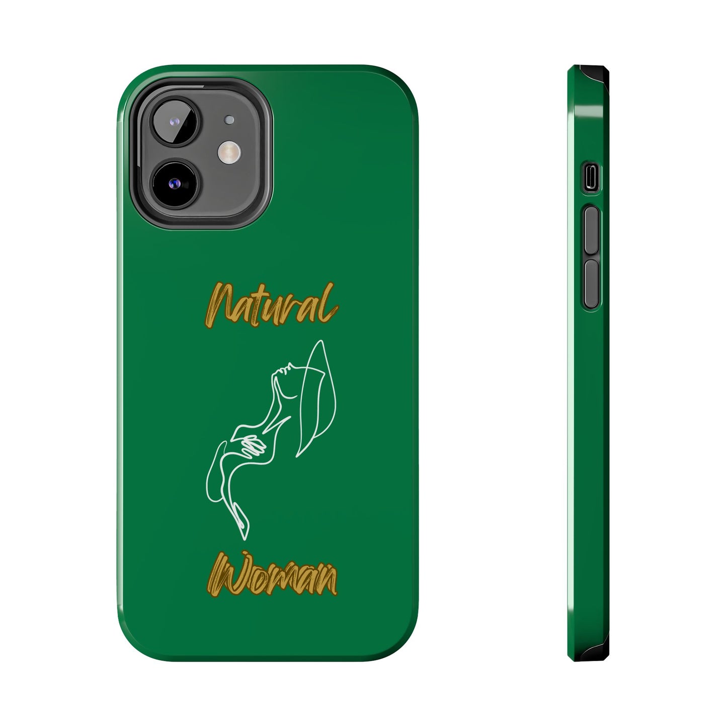 Natural Woman Free (WL)Tough Phone Cases DARK GREEN