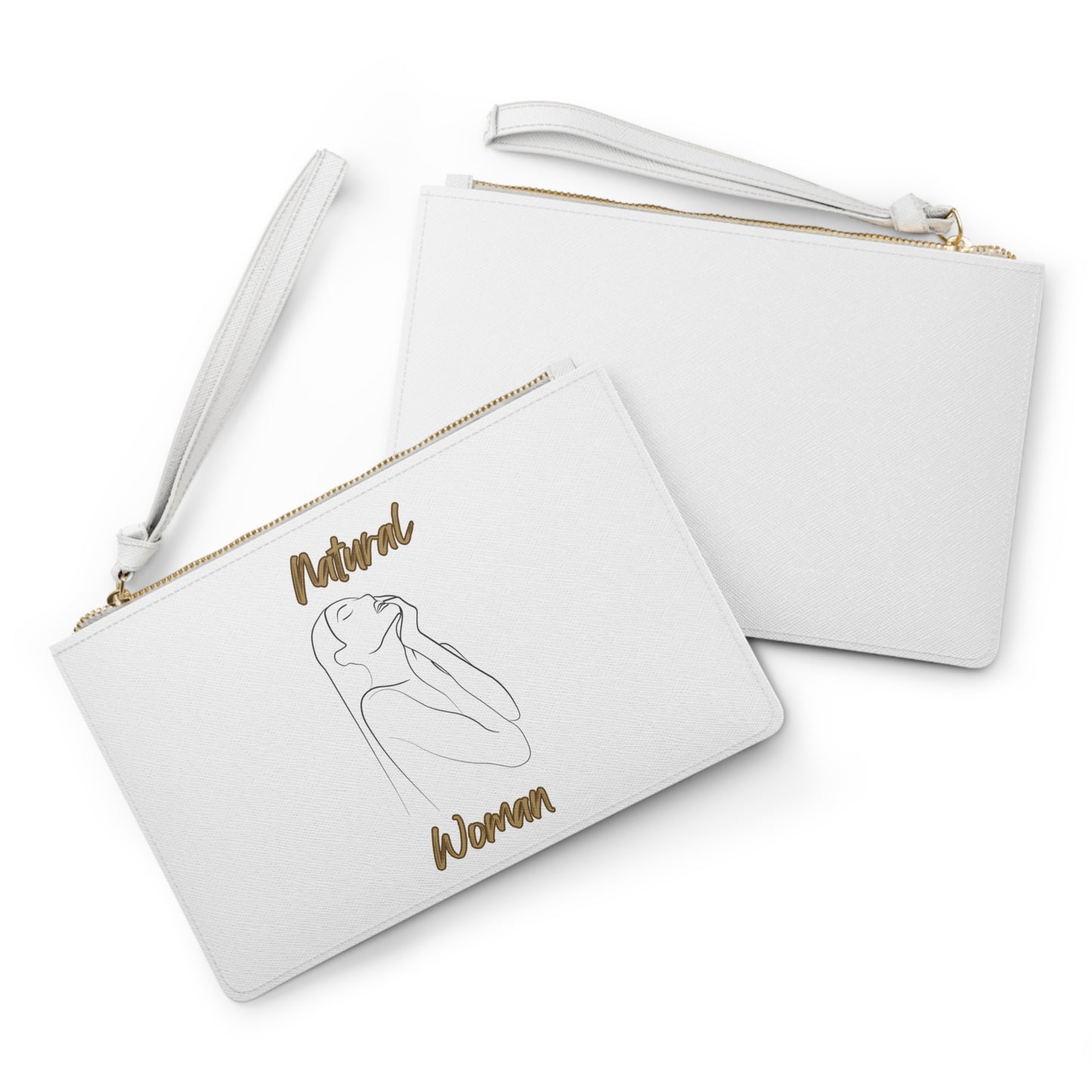 Natural Woman Thank You (BL) Clutch Bag WHITE