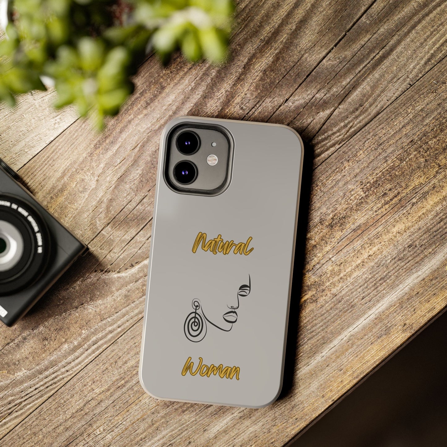 Natural Woman Music In My Soul (BL)Tough Phone Cases LIGHT GREY