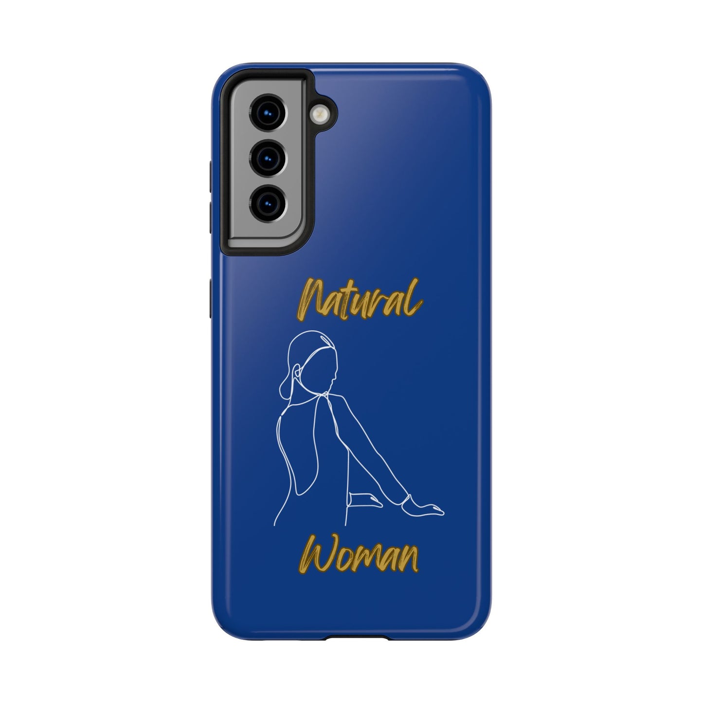 Natural Woman Hands Free (WL)Tough Phone Cases DARK BLUE