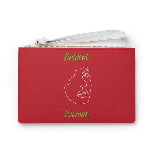 Natural Woman Peekaboo (WL) Clutch Bag DARK RED