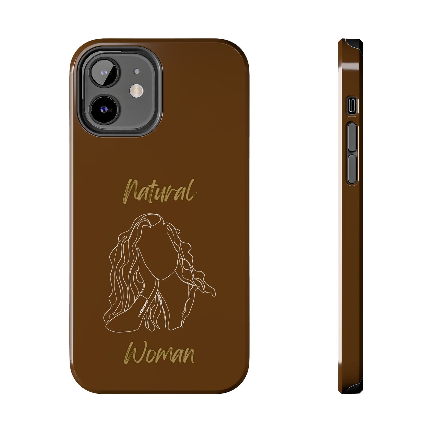 Natural Woman Relaxed (WL) Tough Phone Cases BROWN