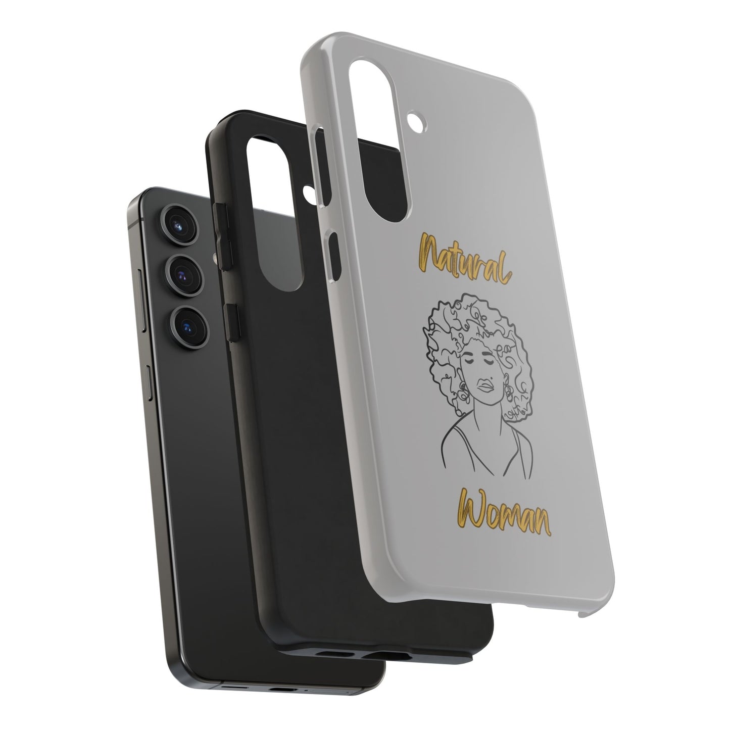Natural Woman All About Me (BL)Tough Phone Cases LIGHT GREY