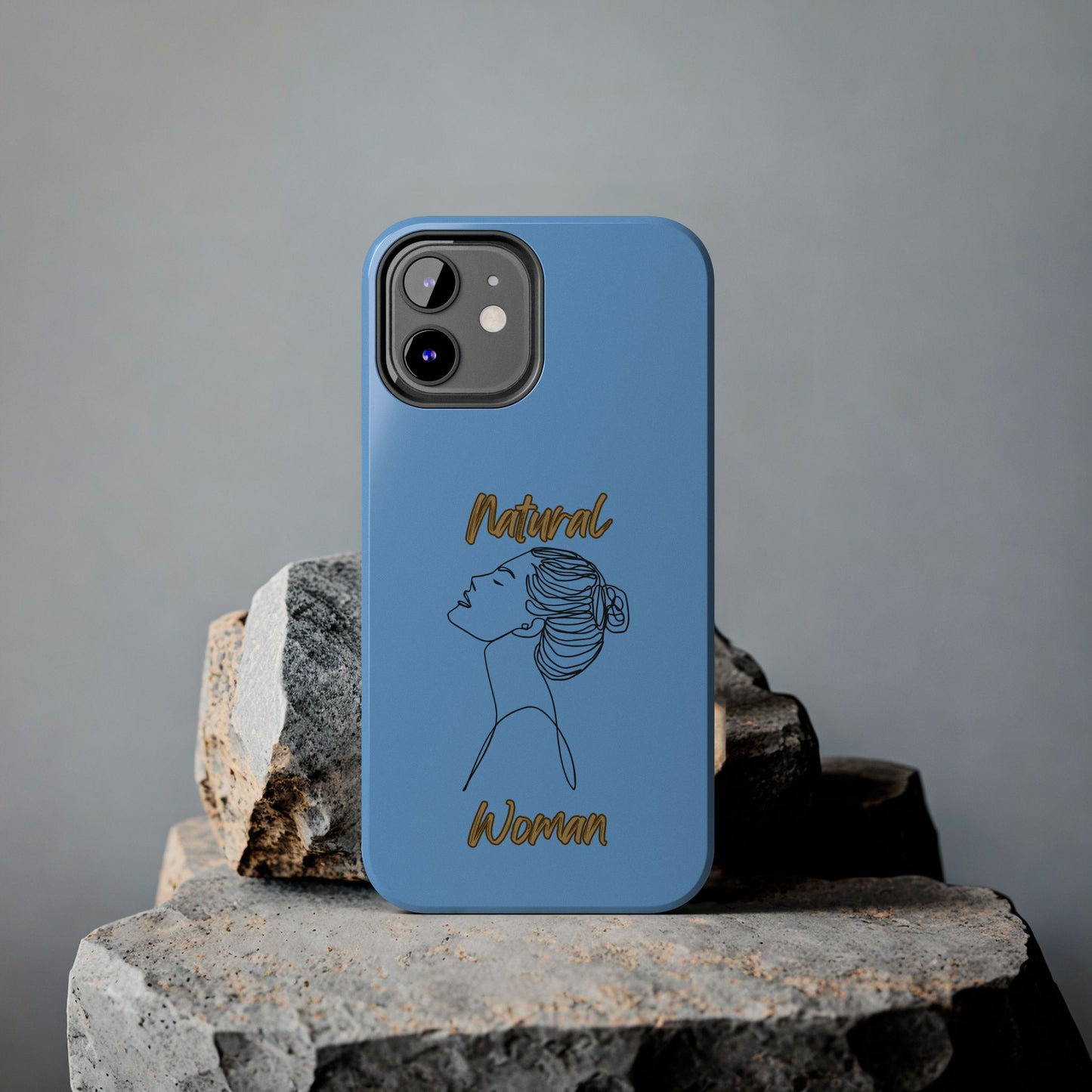 Natural Woman Wet Bun (BL) Tough Phone Cases LIGHT BLUE