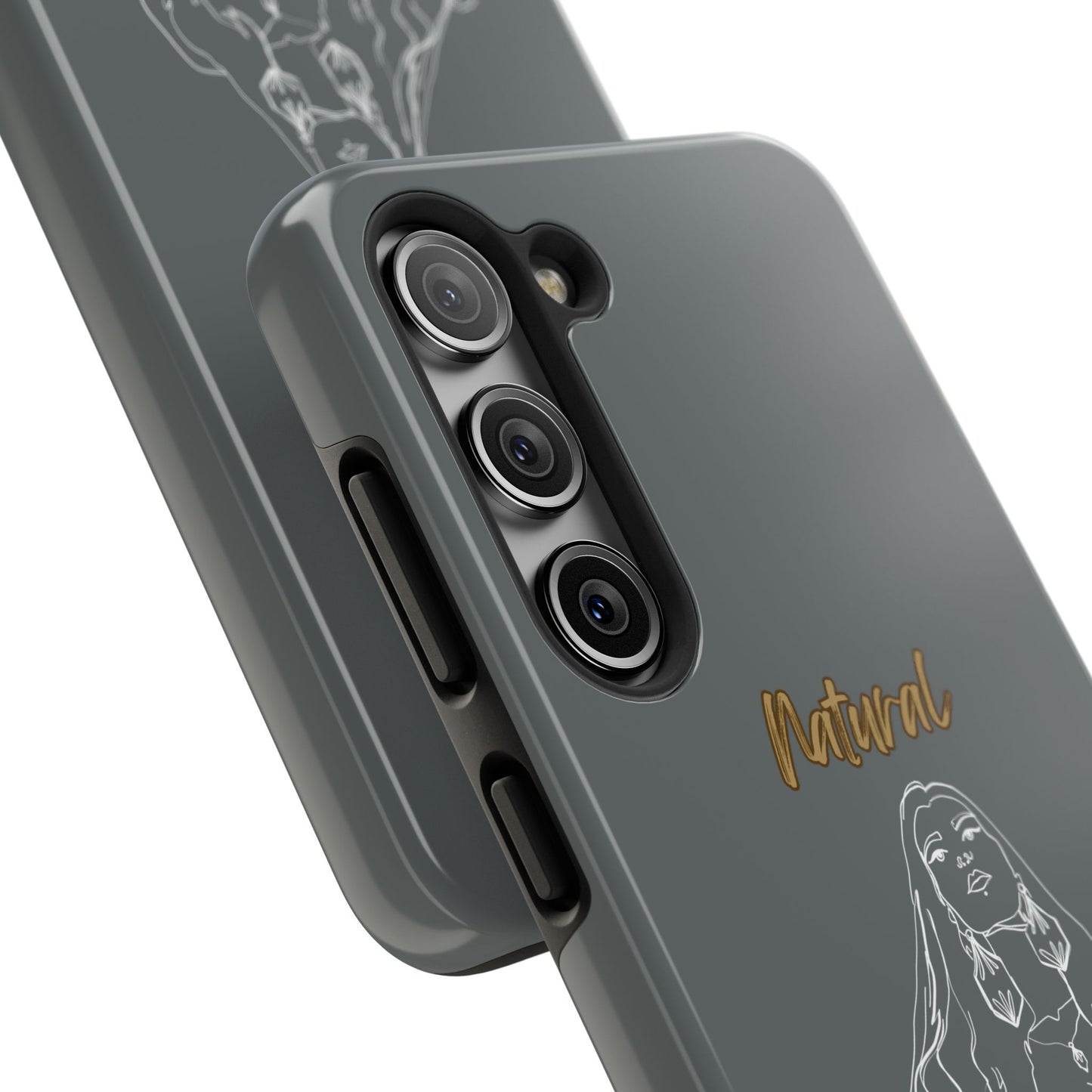 Natural Woman Thinking (WL)Tough Phone Cases DARK GREY
