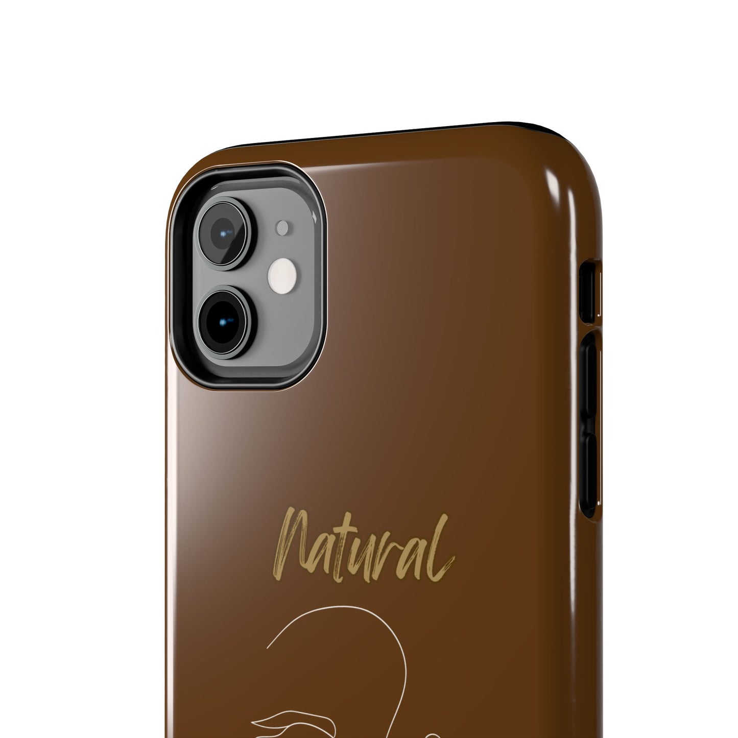 Natural Woman Looking (WL) Tough Phone Cases BROWN