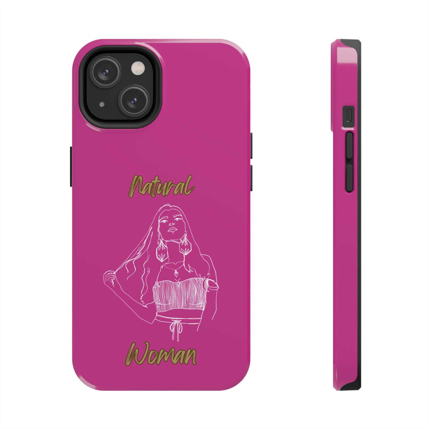 Natural Woman Thinking (WL)Tough Phone Cases PINK