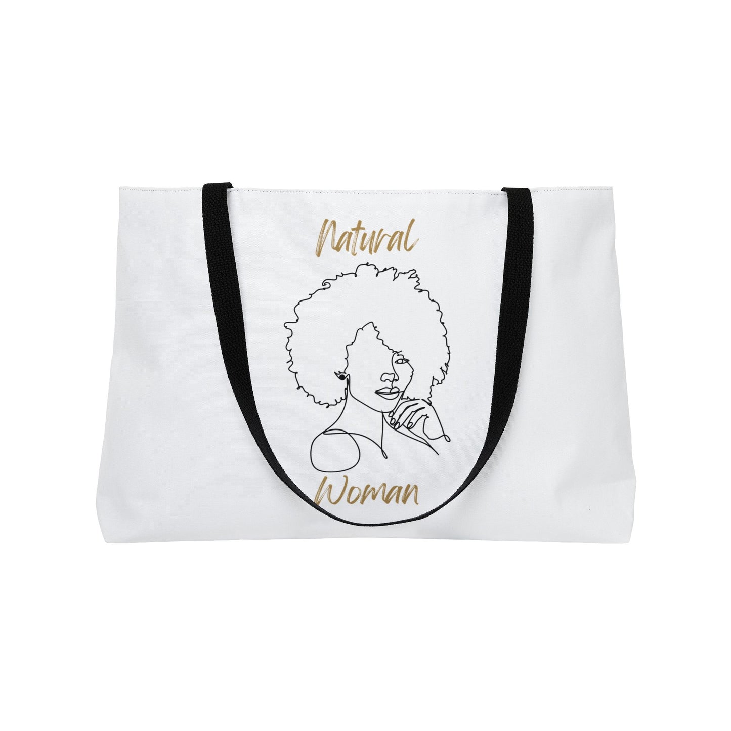 Natural Woman The Look (BL) Weekender Tote Bag WHITE