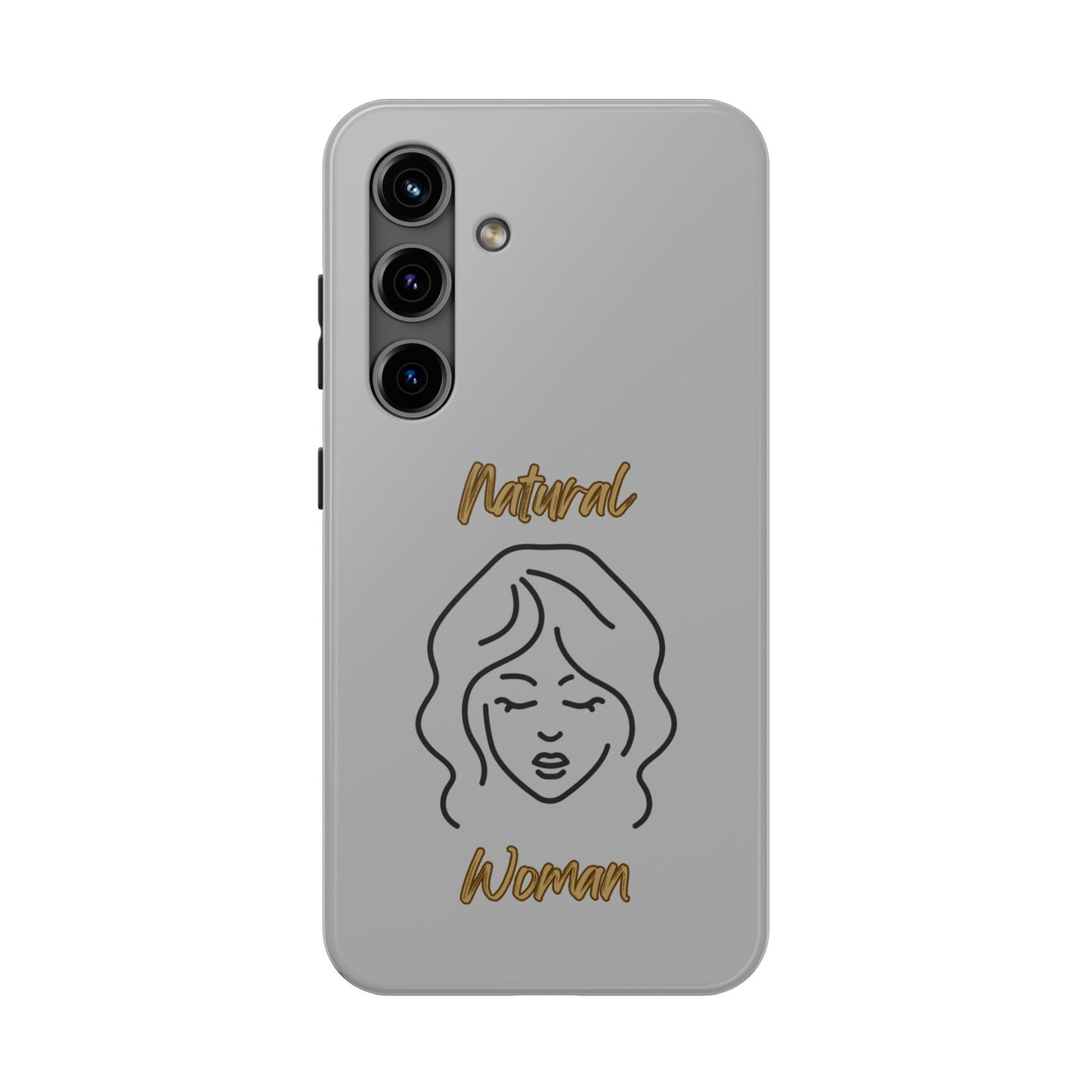 Natural Woman Modest (BL)Tough Phone Cases LIGHT GREY