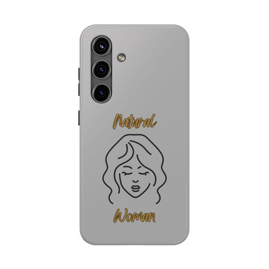 Natural Woman Modest (BL)Tough Phone Cases LIGHT GREY