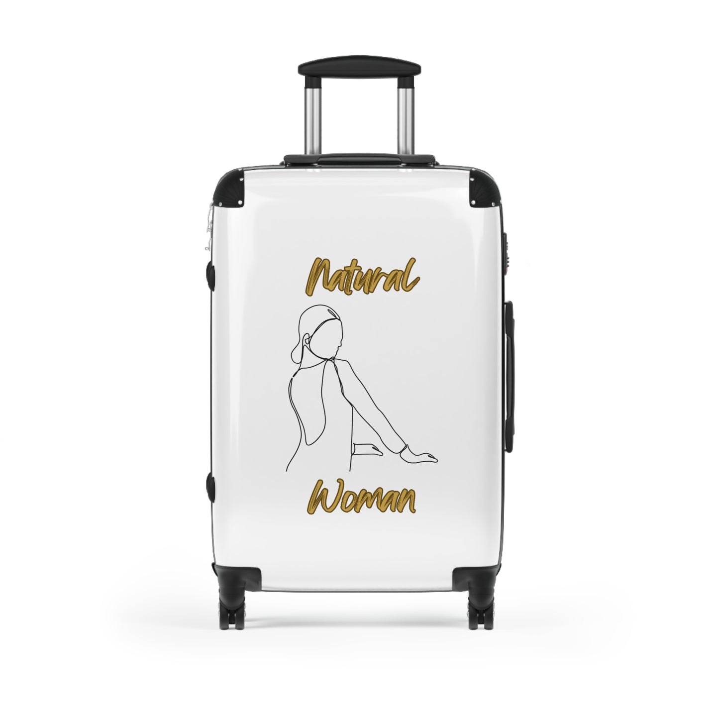 Natural Woman Hands Ready (BL) Suitcase WHITE