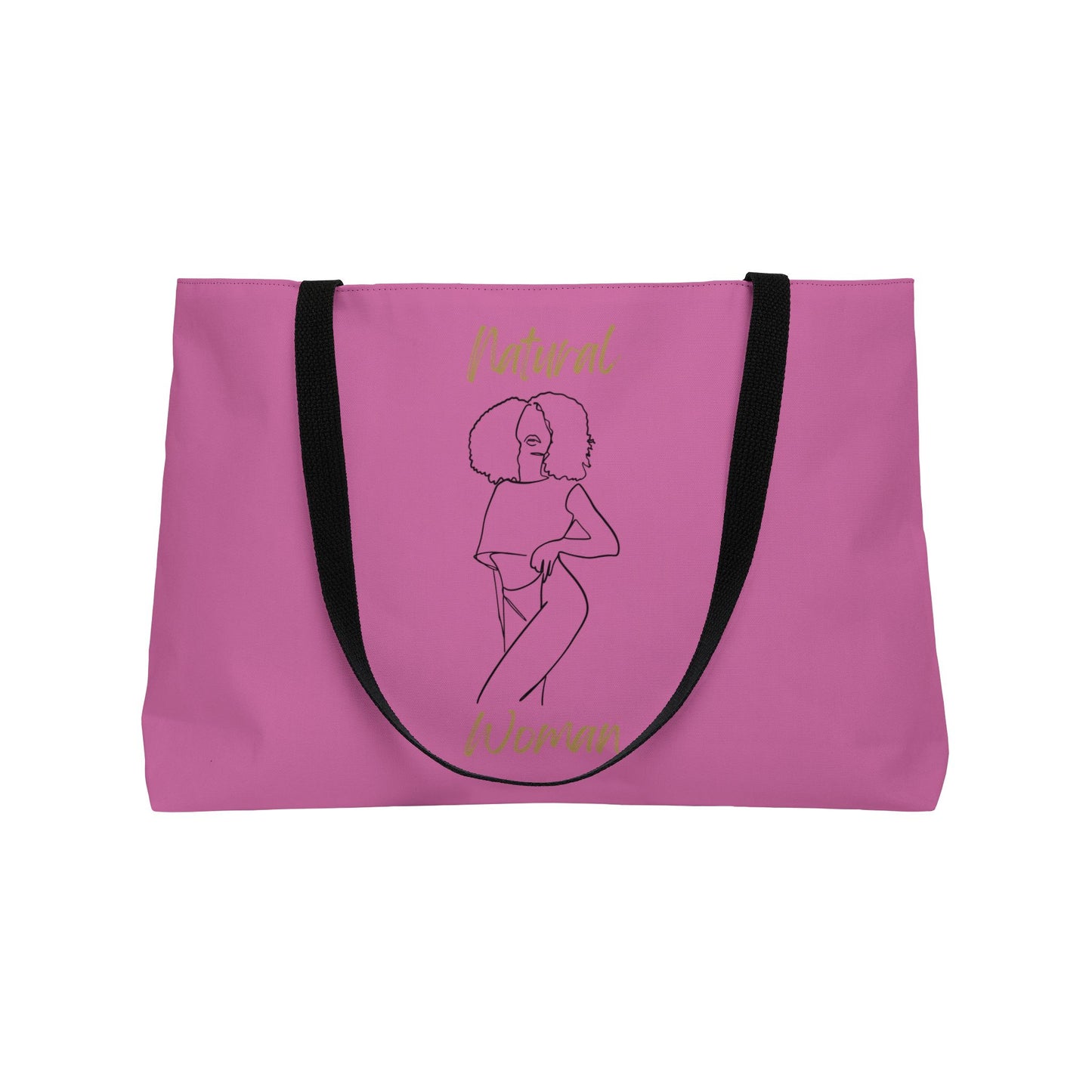 Natural Woman Pose (BL) Weekender Tote Bag LIGHT PINK