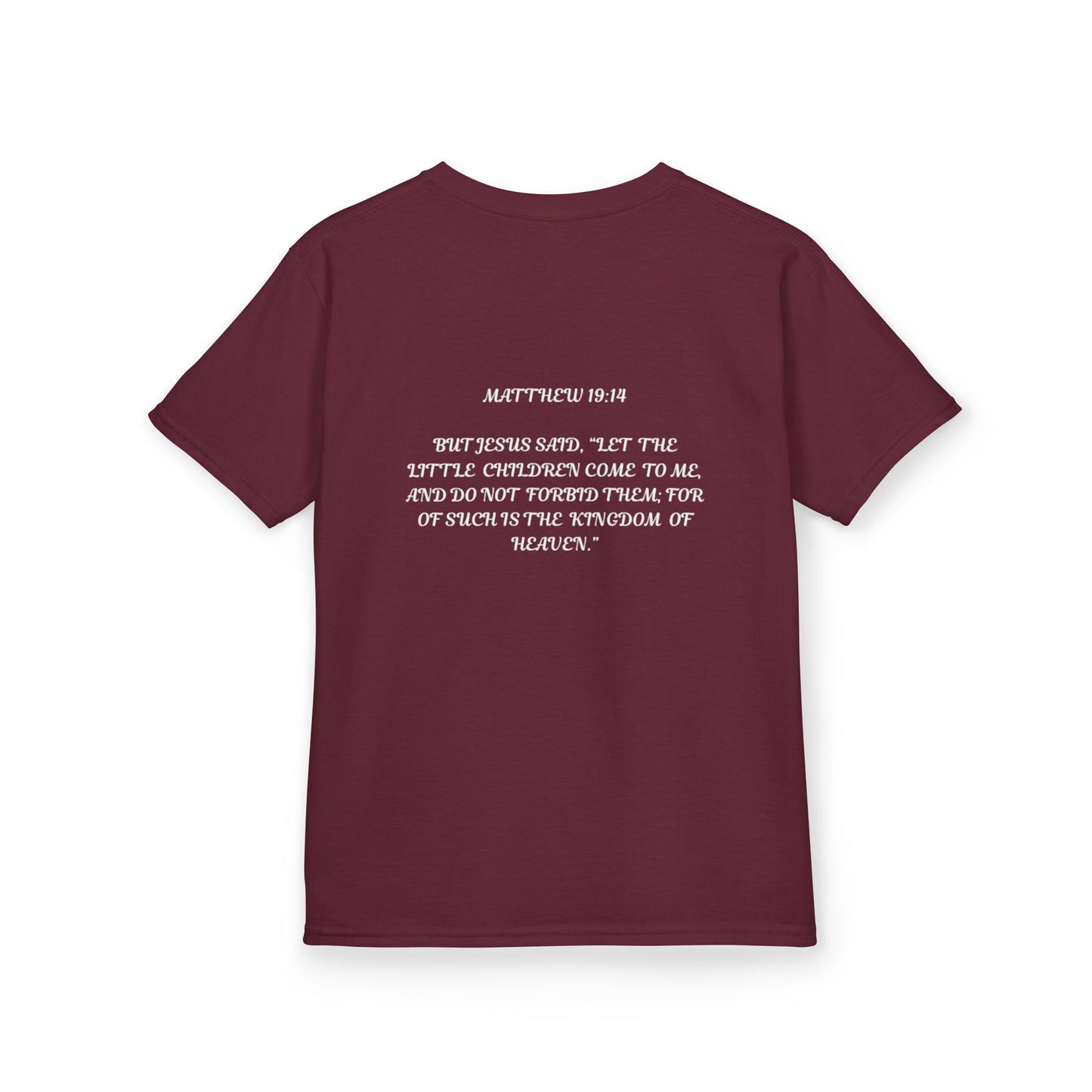 Children of the King Inspirational Kids Cotton T-Shirt (BL)
