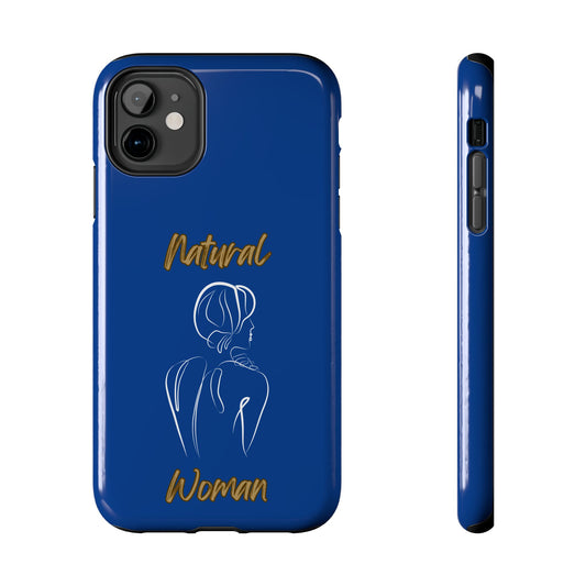 Natural Woman Back (WL)Tough Phone Cases DARK BLUE