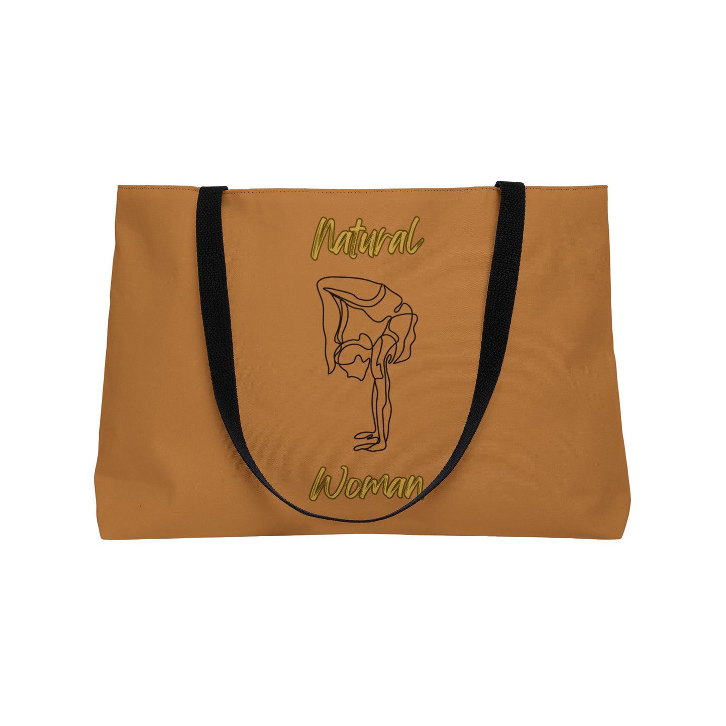 Natural Woman Flexible (BL) Weekender Tote Bag LIGHT BROWN