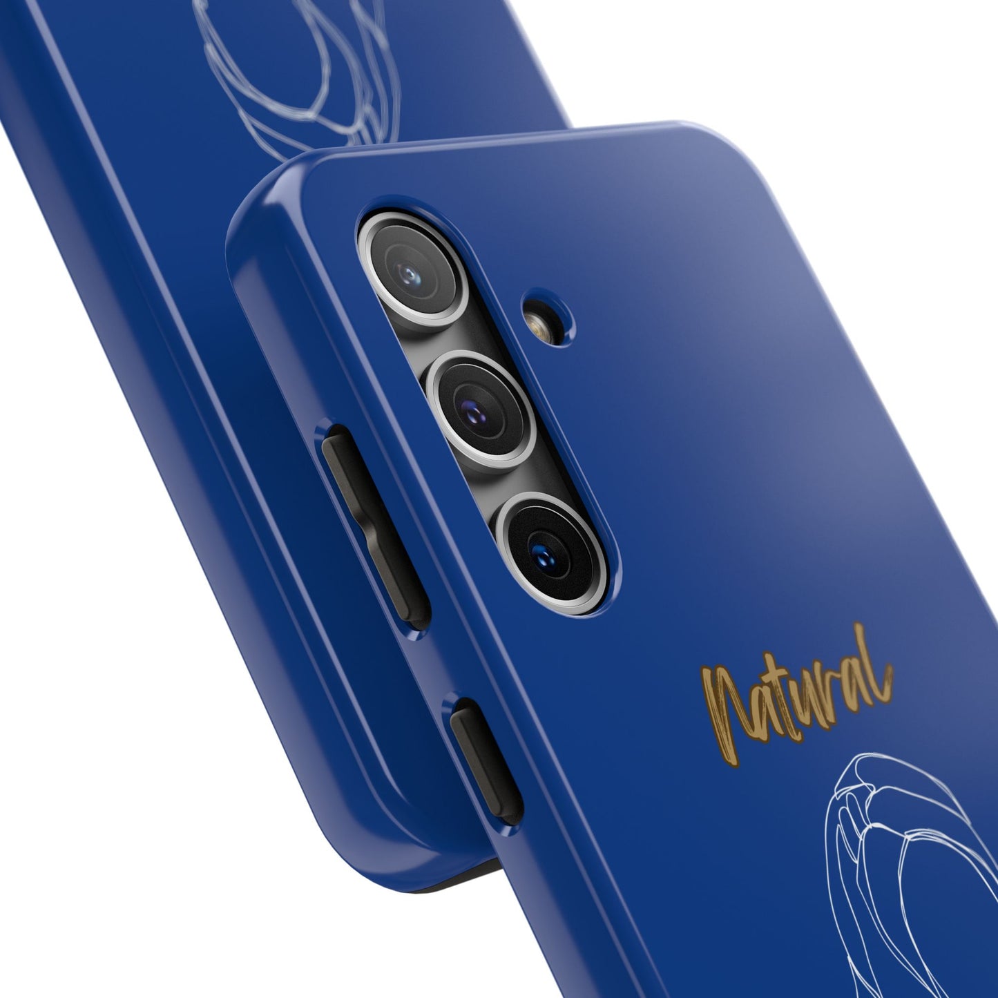 Natural Woman Towel Wrapped (WL)Tough Phone Cases DARK BLUE