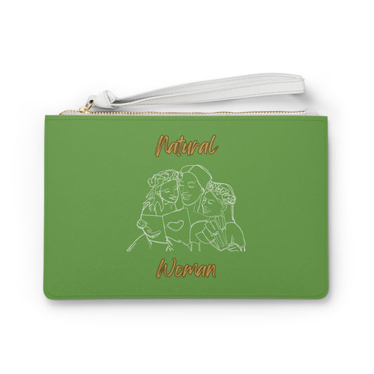 Natural Woman Me & My Girls (WL) Clutch Bag GREEN