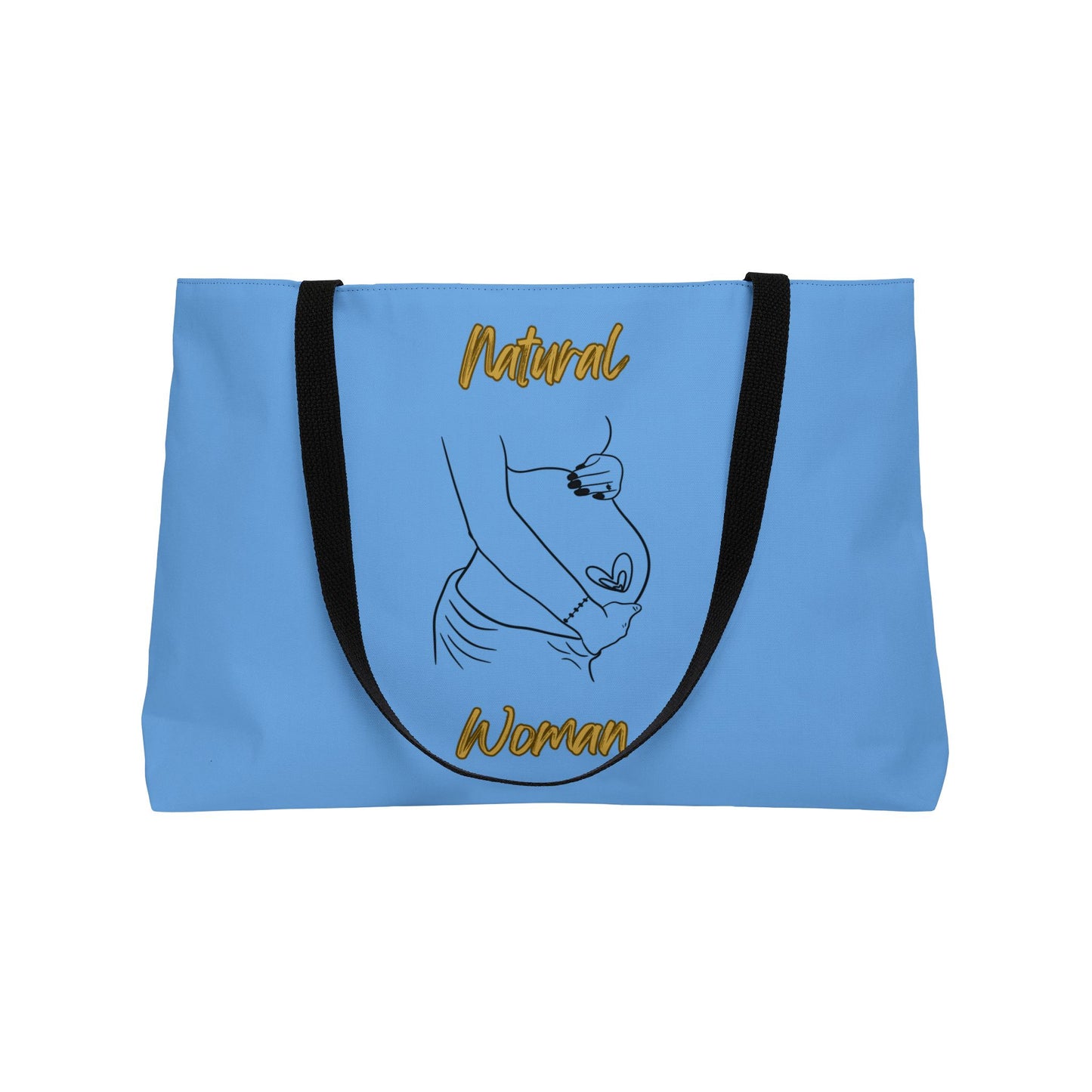 Natural Woman Loved In & Out (BL) Weekender Tote Bag LIGHT BLUE