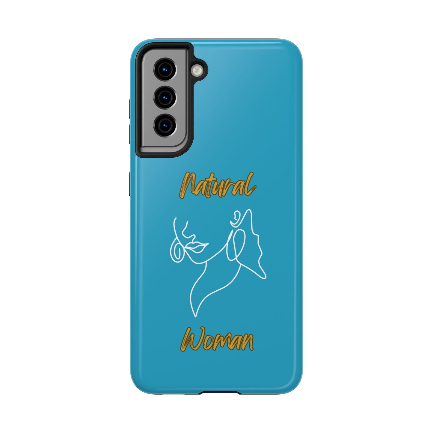 Natural Woman Lips (WL)Tough Phone Cases TURQUOISE