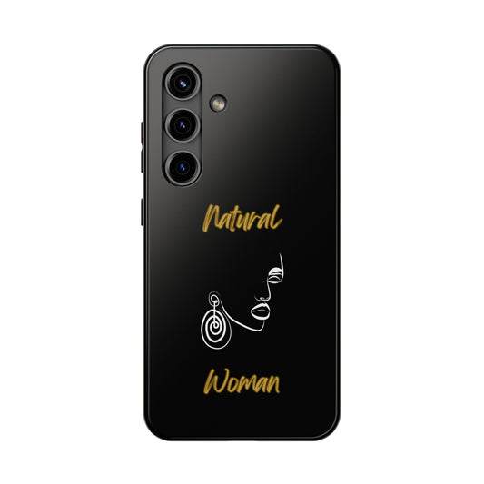 Natural Woman Music In My Soul (WL)Tough Phone Cases BLACK