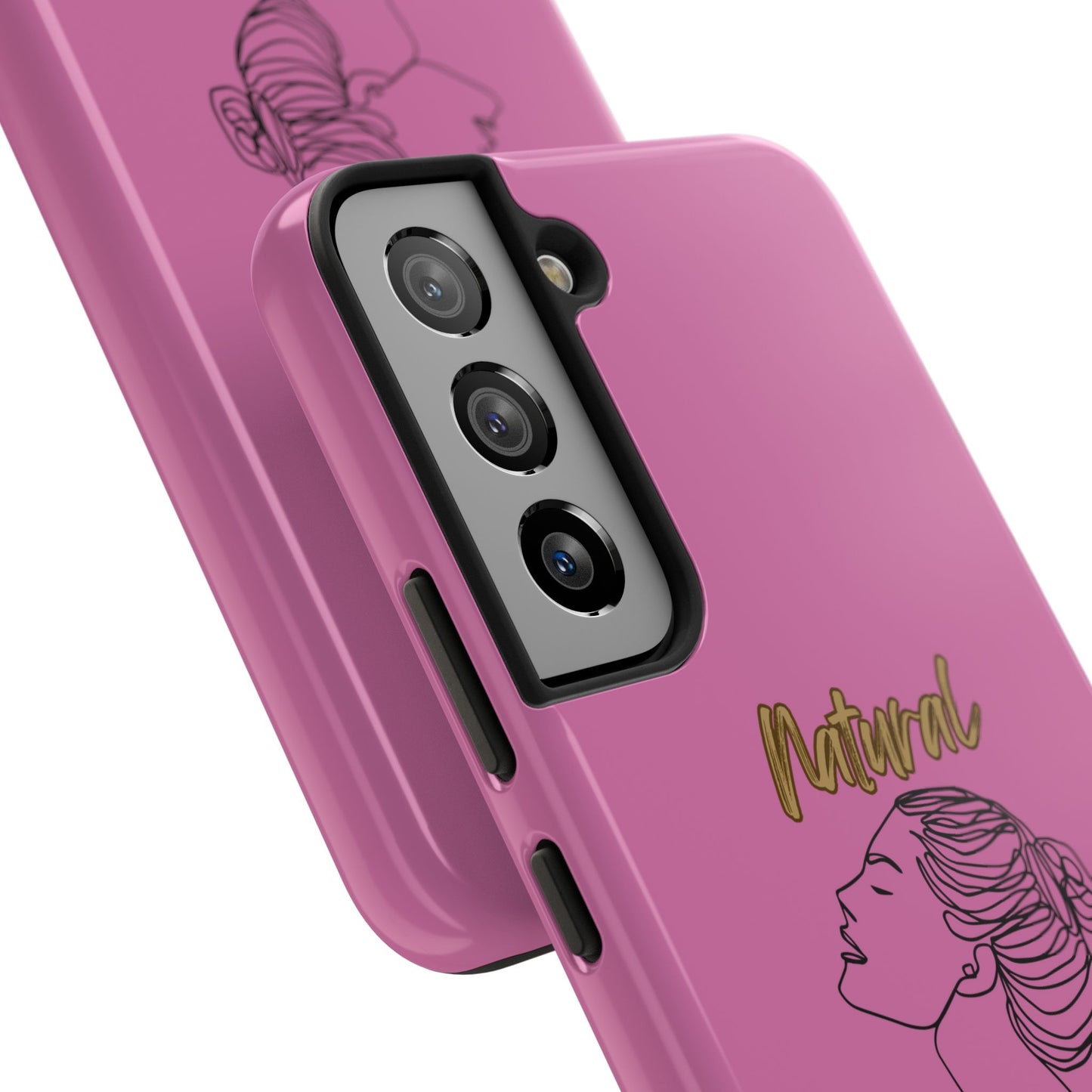 Natural Woman Wet Bun (BL) Tough Phone Cases LIGHT PINK