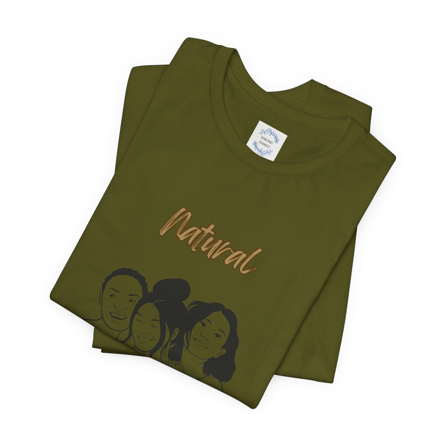 Natural Woman Laughing Friends (BL) Short Sleeve T-Shirt
