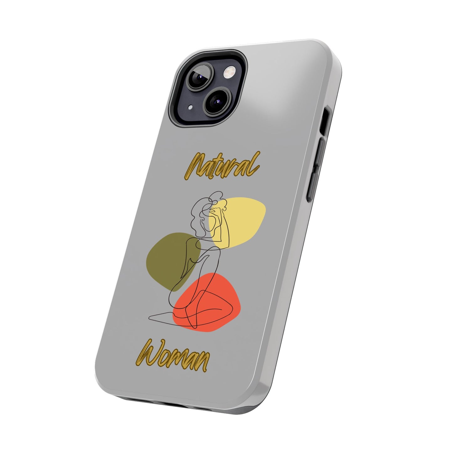 Natural Woman Colorful Pose (BL)Tough Phone Cases LIGHT GREY