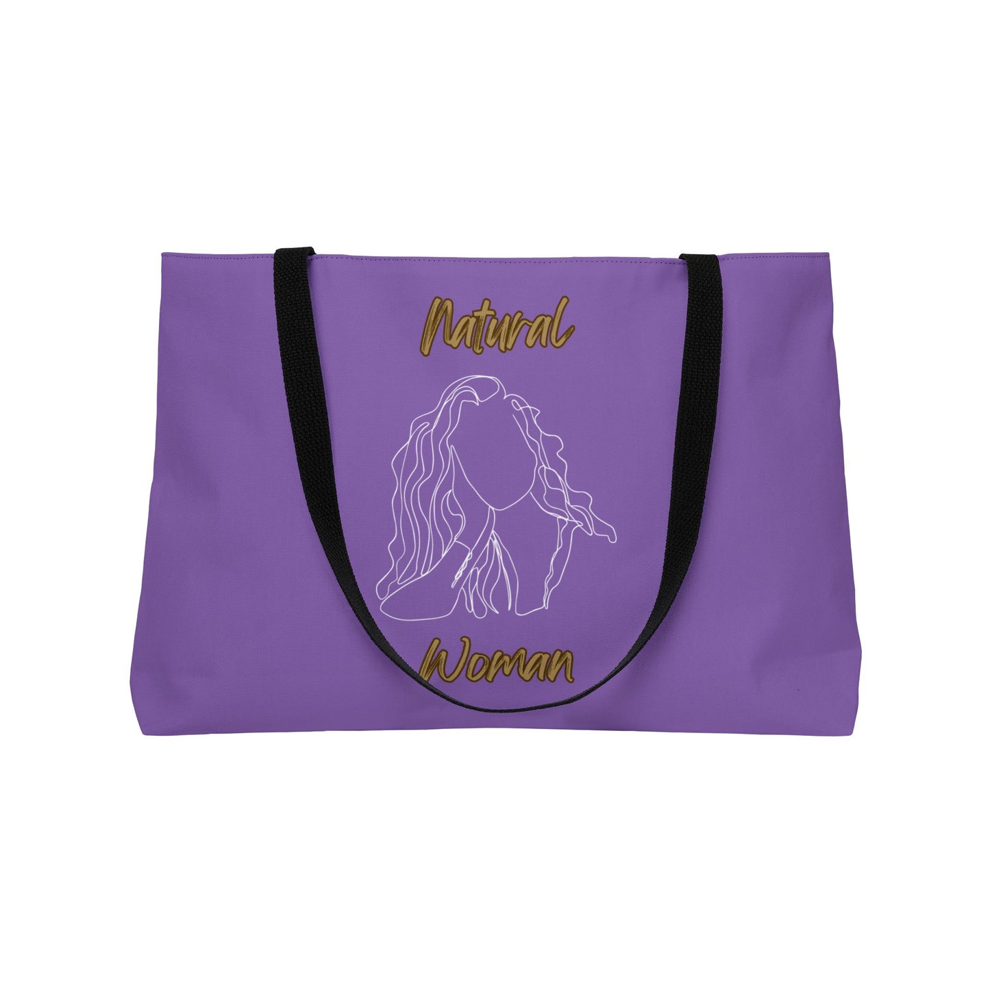 Natural Woman Relaxed (WL) Weekender Tote Bag LIGHT PURPLE