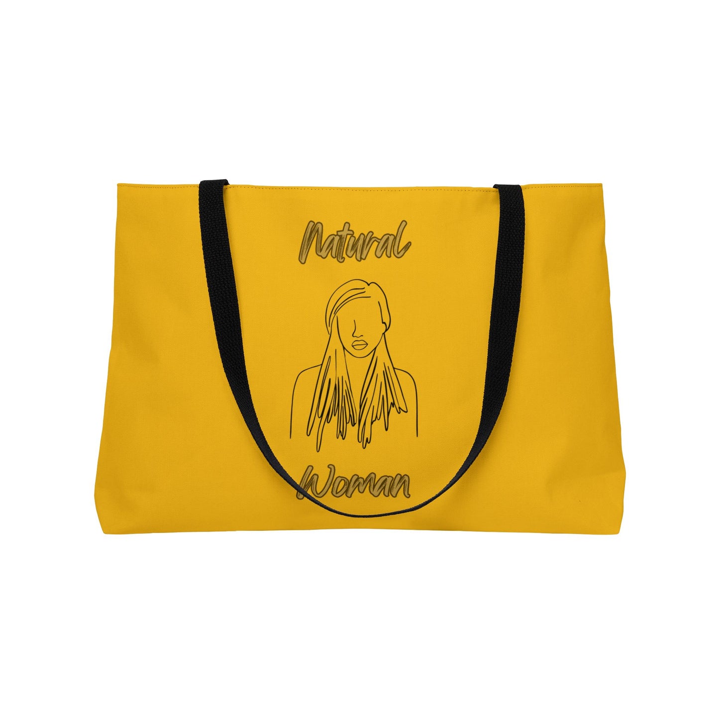Natural Woman Content (BL) Weekender Tote Bag YELLOW