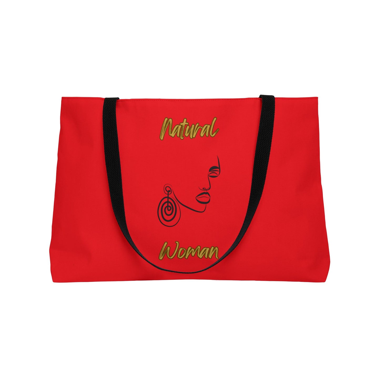 Natural Woman Music In My Soul (BL) Weekender Tote Bag RED