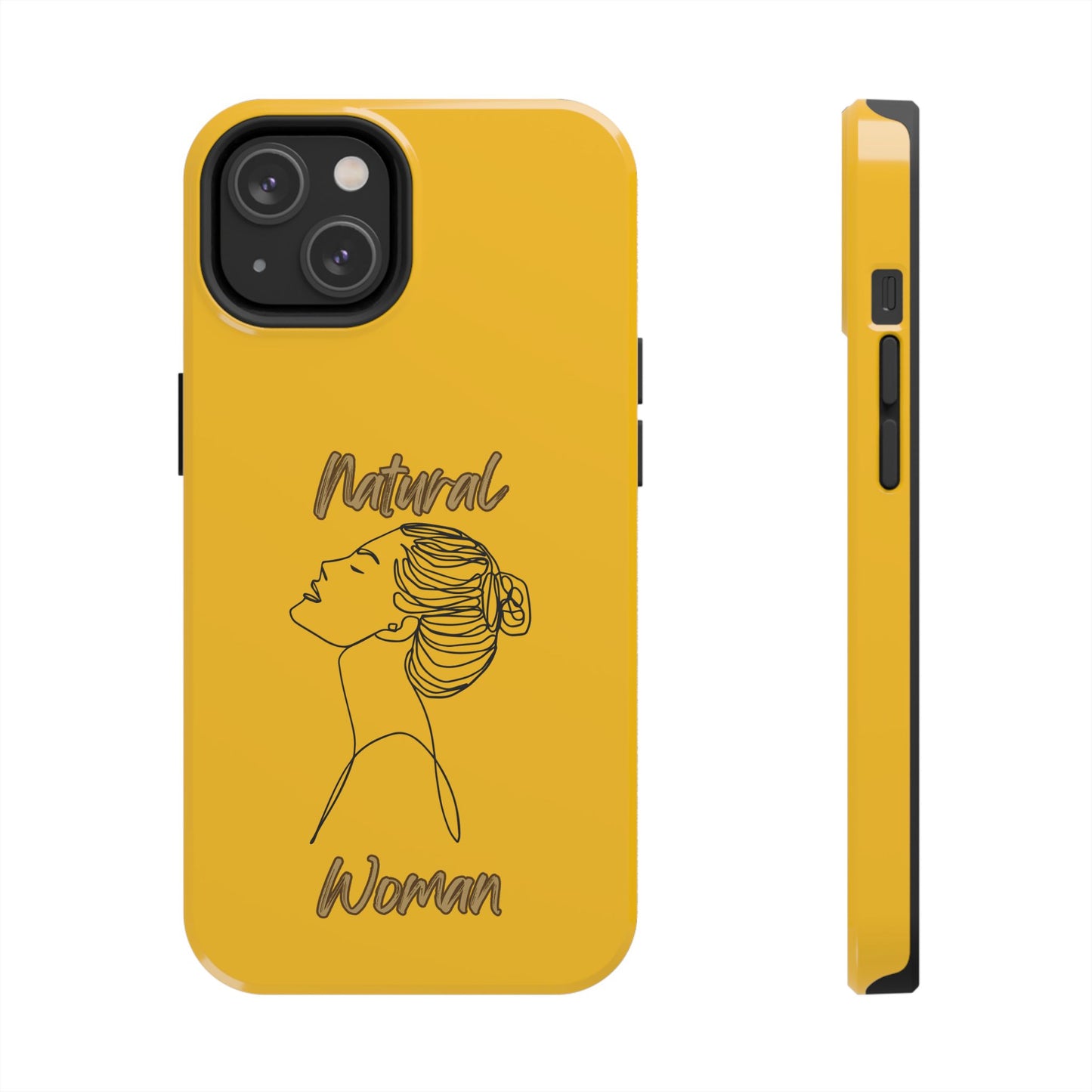 Natural Woman Wet Bun (BL) Tough Phone Cases YELLOW