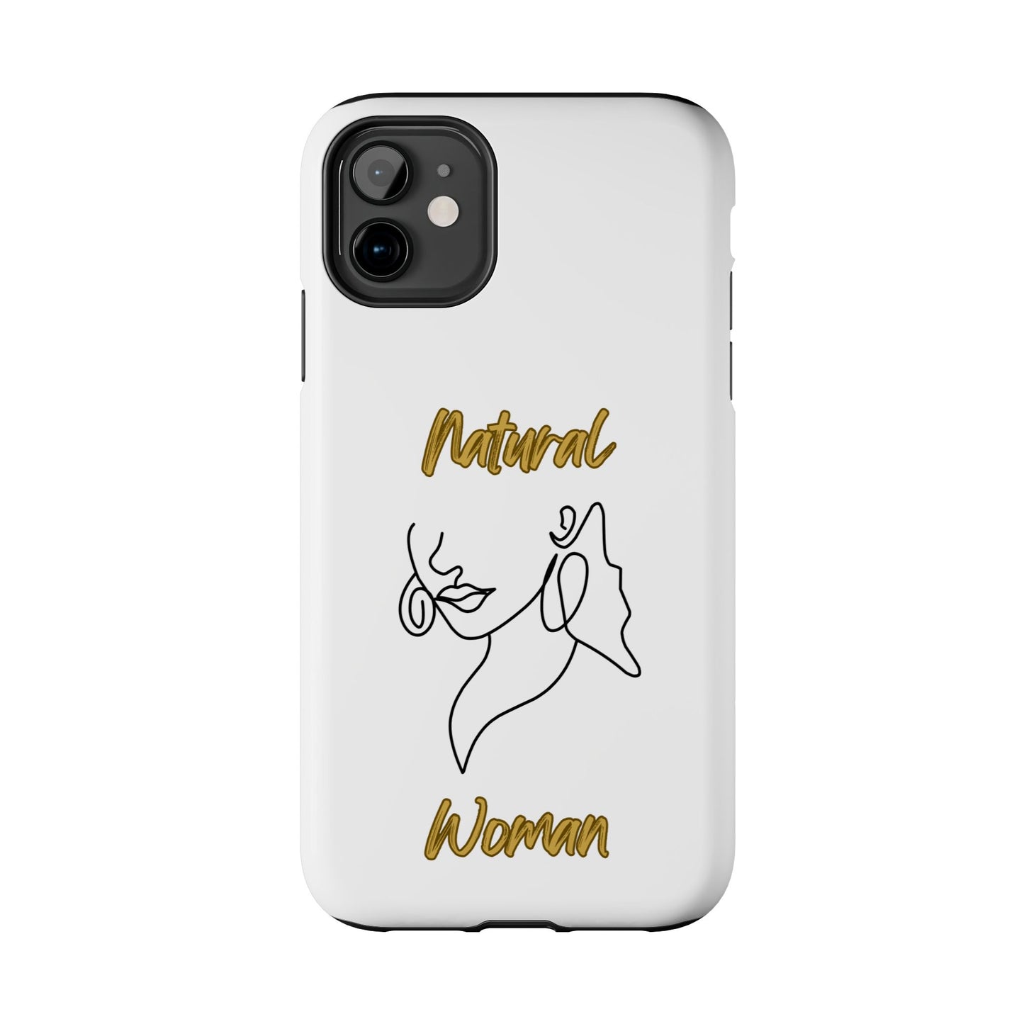 Natural Woman Lips (BL)Tough Phone Cases WHITE