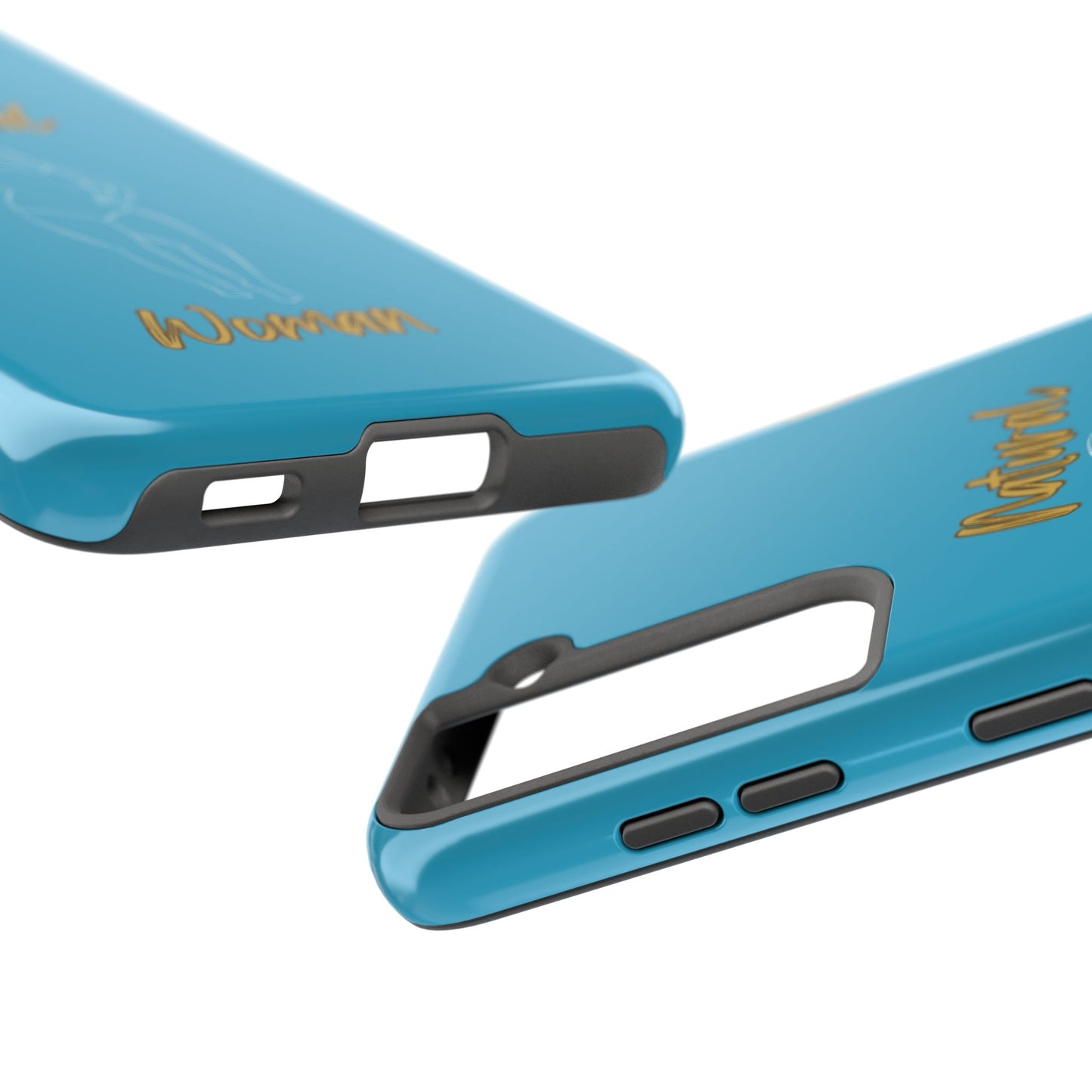 Natural Woman Looking Good (WL)Tough Phone Cases TURQUOISE