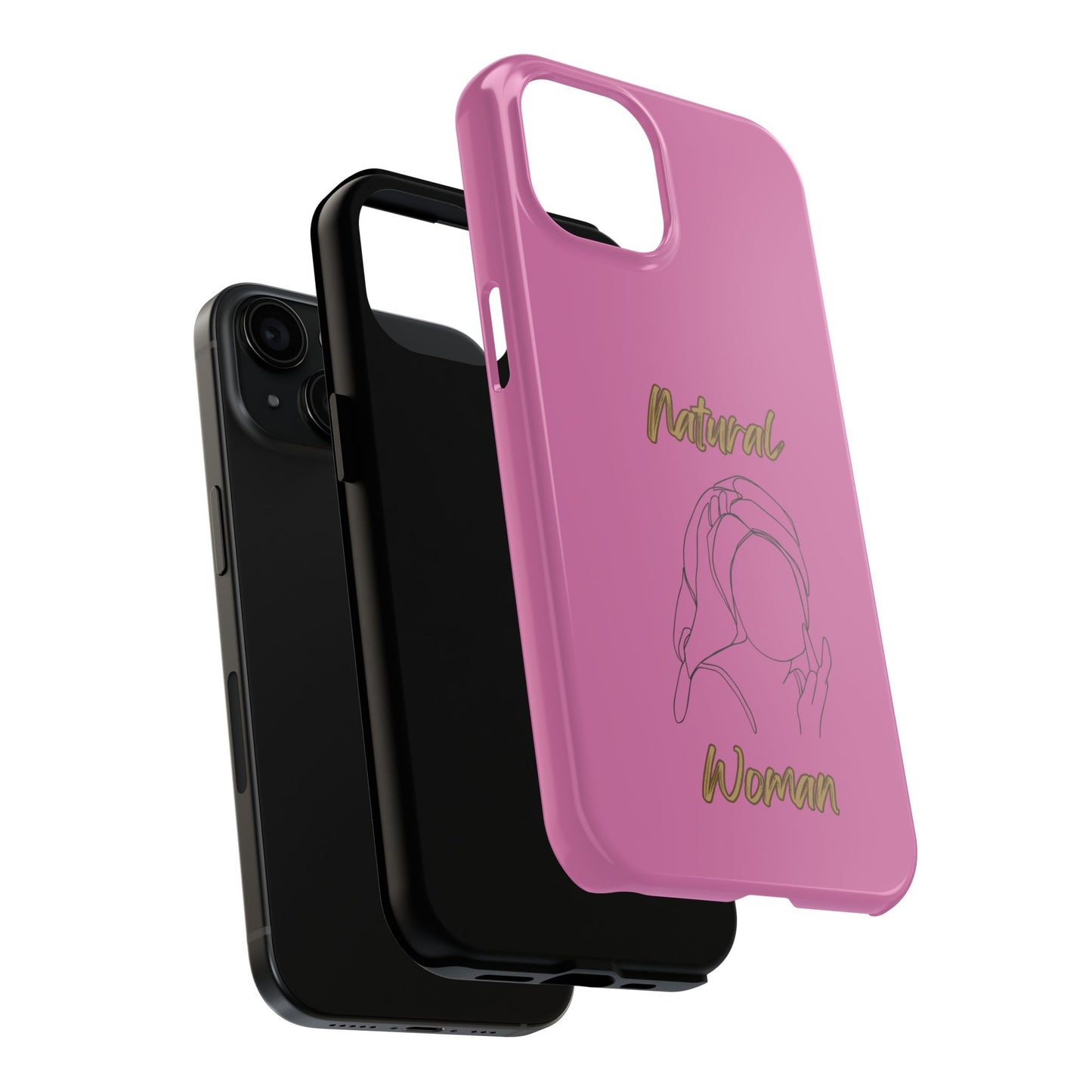 Natural Woman Towel Wrapped (BL)Tough Phone Cases LIGHT PINK