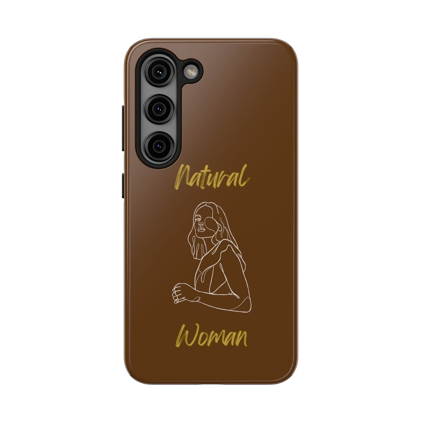 Natural Woman Care Free (WL)Tough Phone Cases BROWN