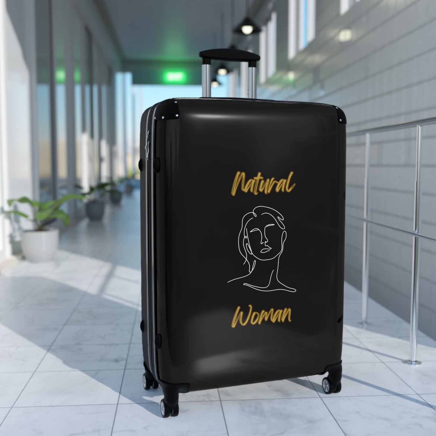 Natural Woman Hello (WL) Suitcase BLACK