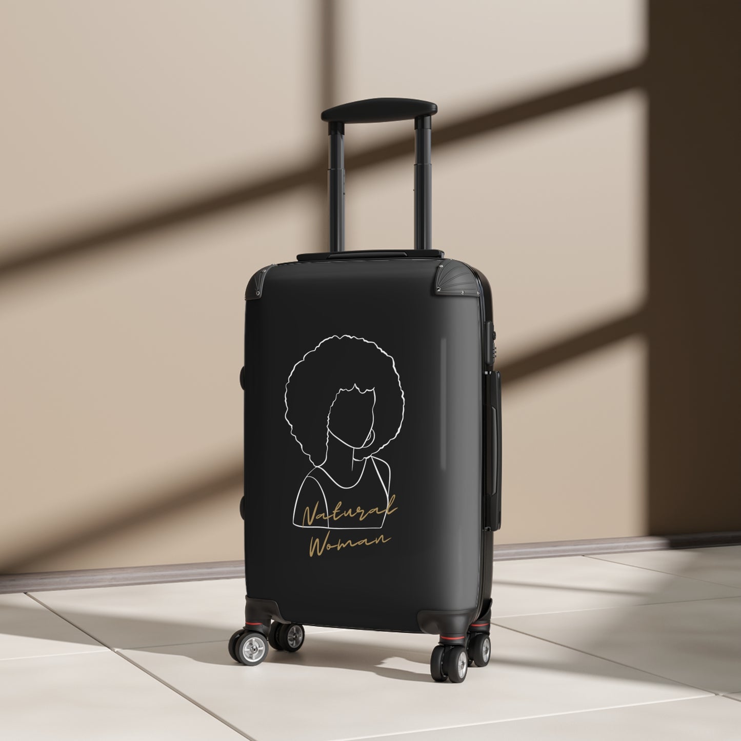Natural Woman Afro (WL) Suitcase BLACK