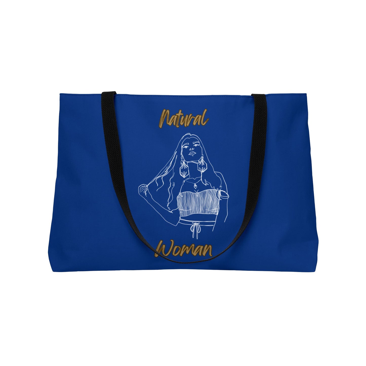 Natural Woman Thinking (WL) Weekender Tote Bag DARK BLUE