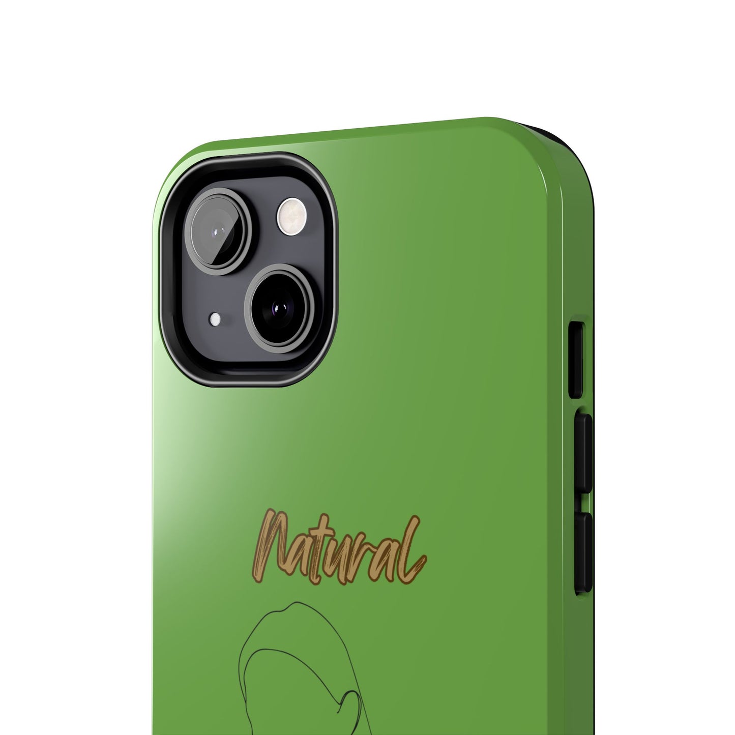 Natural Woman Tilted Look (BL) Tough Phone Cases GREEN