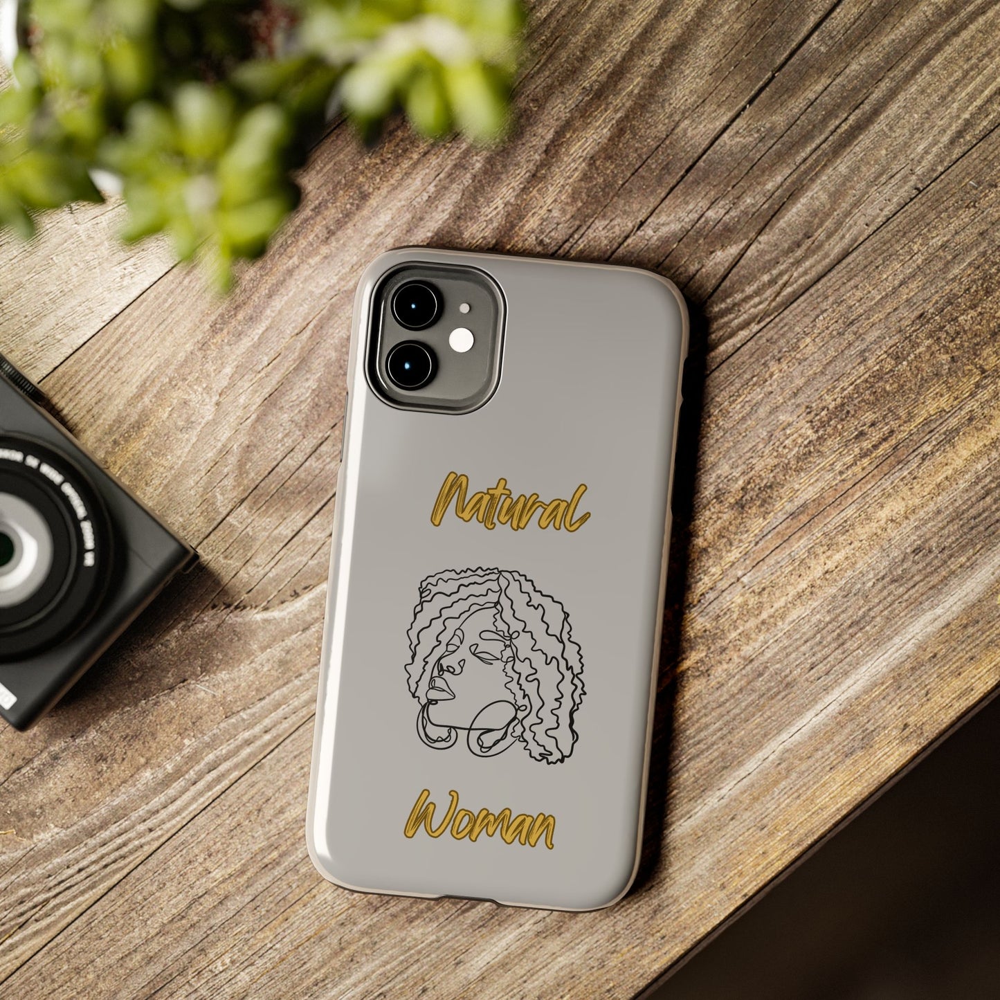 Natural Woman Naturally Me (BL)Tough Phone Cases LIGHT GREY