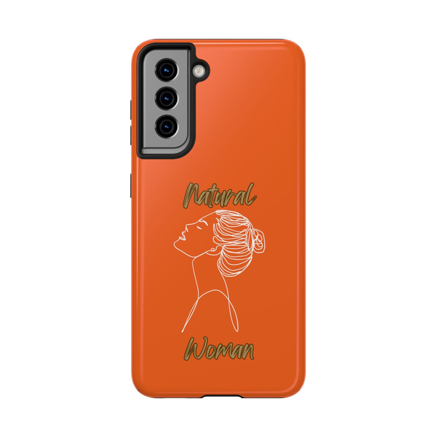 Natural Woman Wet Bun (WL) Tough Phone Cases ORANGE