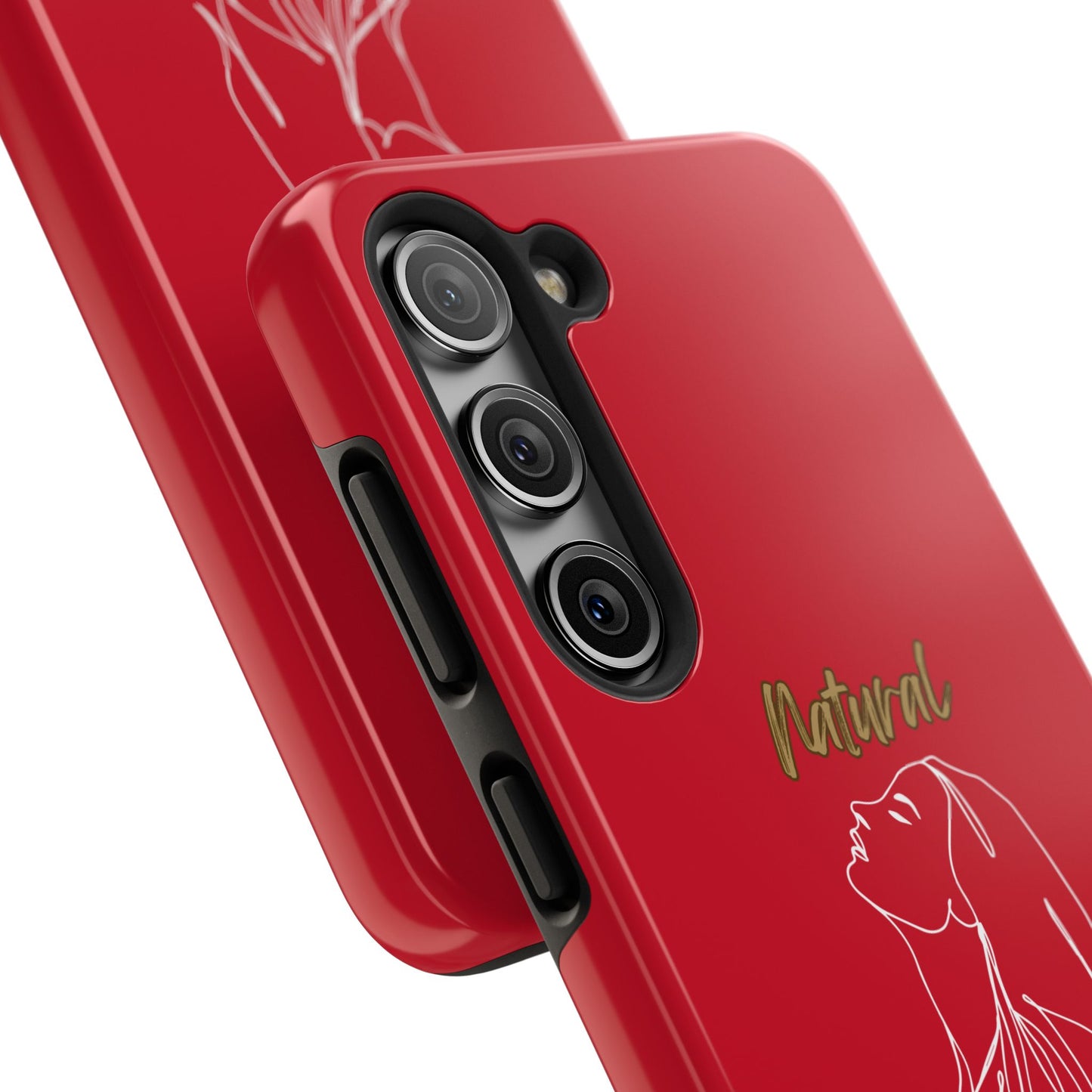 Natural Woman Appreciation (WL) Tough Phone Cases DARK RED
