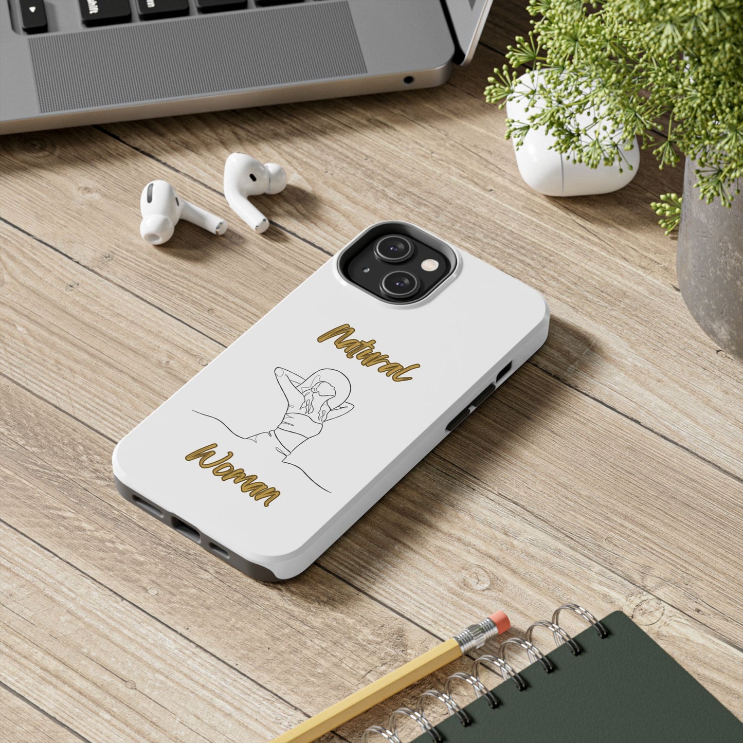 Natural Woman Sun Fun (BL)Tough Phone Cases WHITE