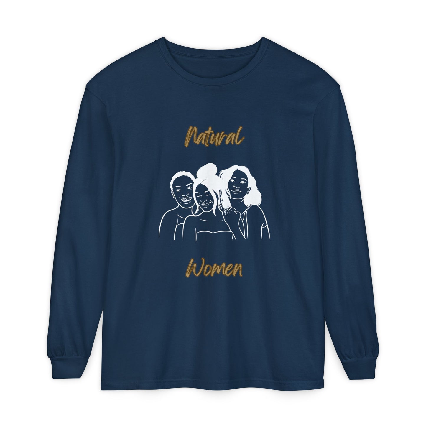 Natural Woman Laughing Friends (WL) Long Sleeve T-Shirt